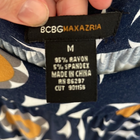 BCBG Geometric Drop Waist Dress - Picture 6 of 6